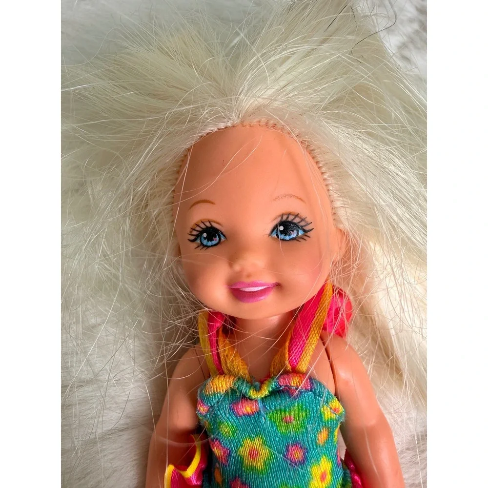 Vintage 1994 Mattel Kelly Doll Pool Fun Partial Playset Barbie Sister Pink Whale